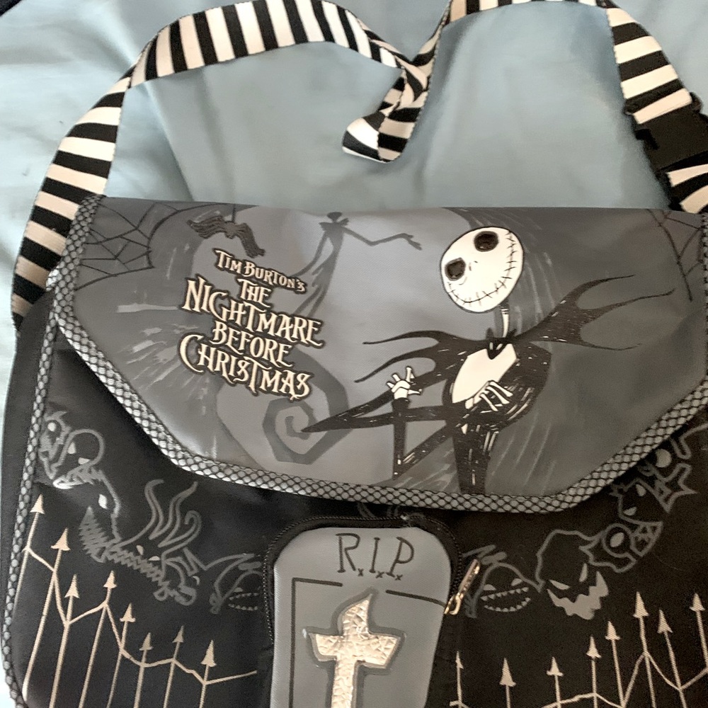 Vintage Nightmare Before Christmas Large Handbag